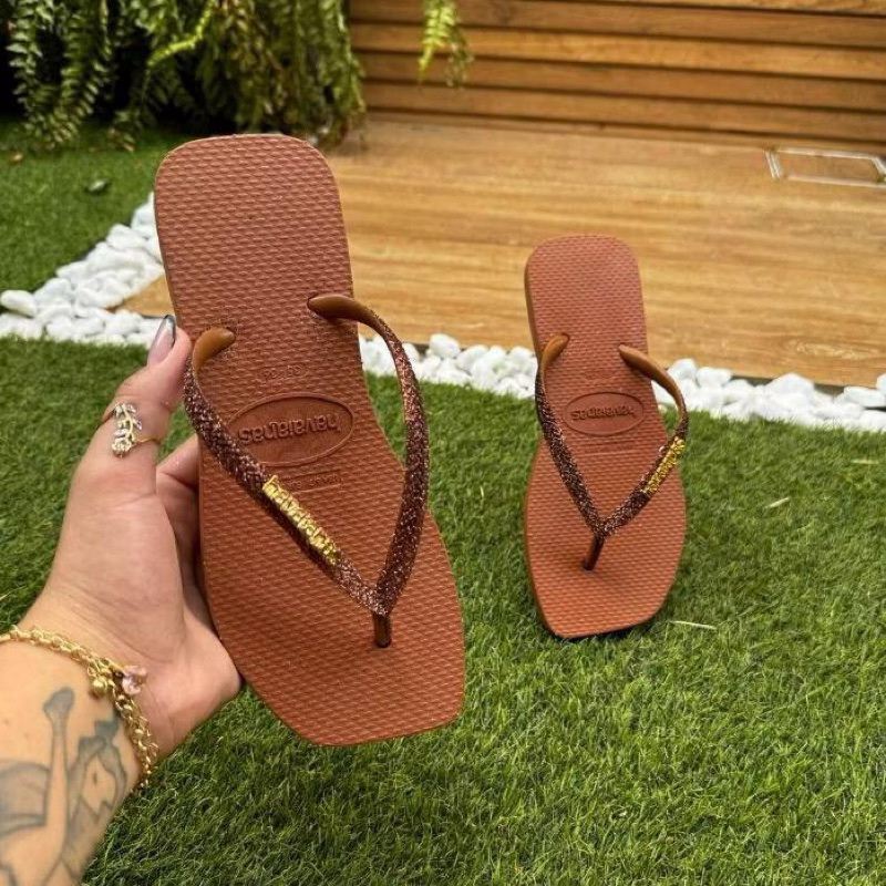 Chinelo Feminino Havanas Glitter Elegância e Sofisticação em Cada Detalhe