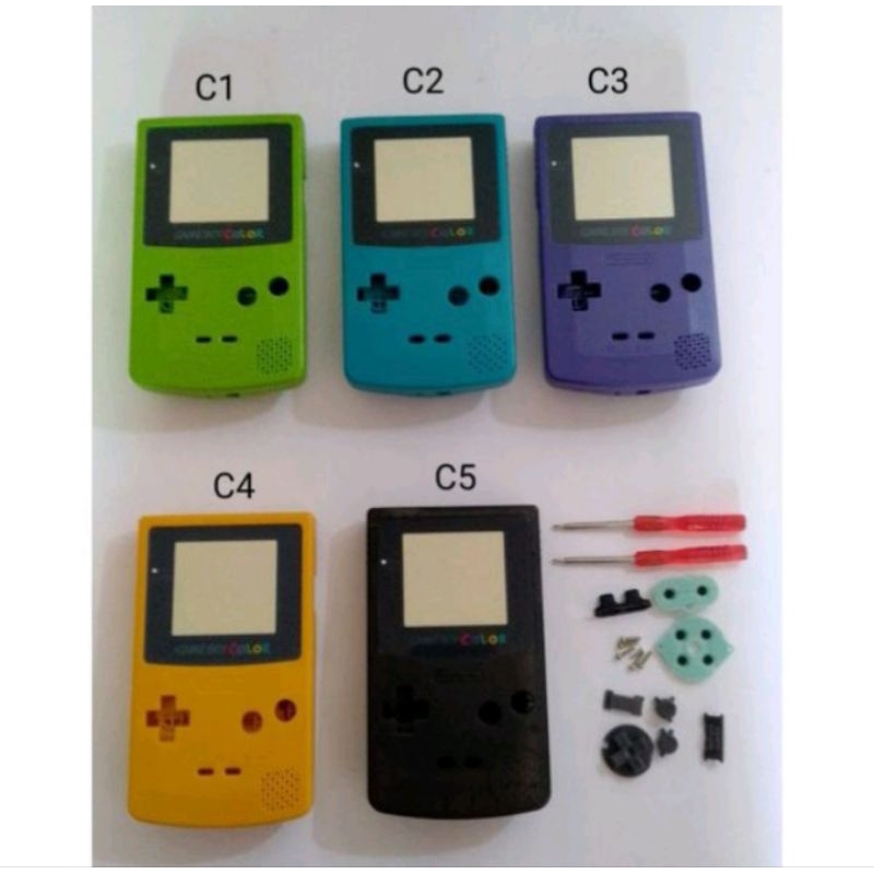 1 Carcaça Game Boy Color GBC. Deixe seu console Como Novo