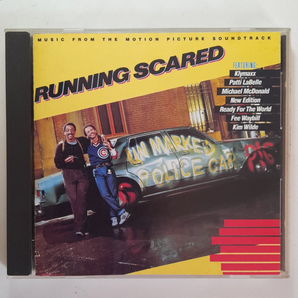 Cd Running Scare, soundtrack, No rastro da bala, trilha sonora. Mídia intacta. C/ New Edtion, Klymaxx, Kim Wilde