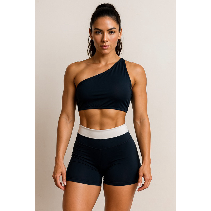 Conjunto costas nuas Top , Short ou Calça Avulso poliamida fitness ( Peças vendidas separadamente)