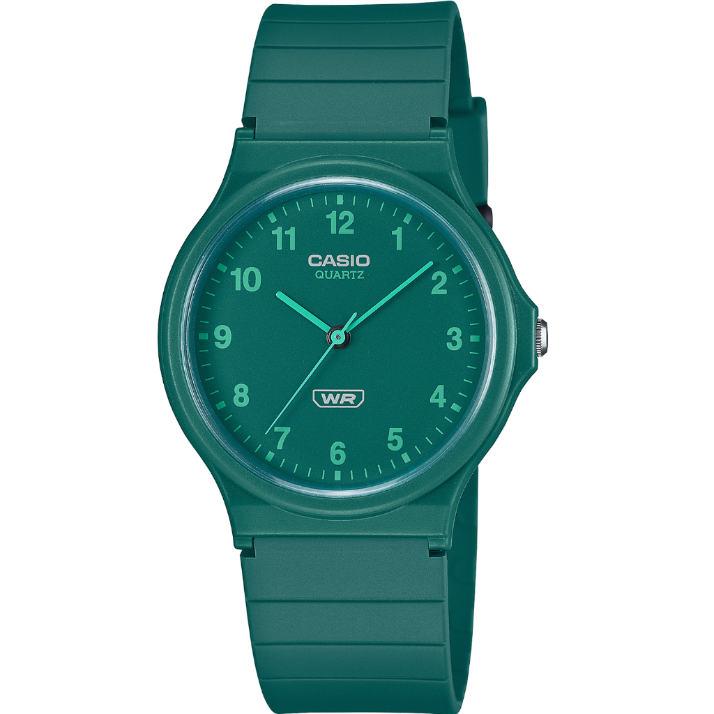 RELÓGIO CASIO UNISSEX VERDE COLLECTION MQ-24B-3BDF