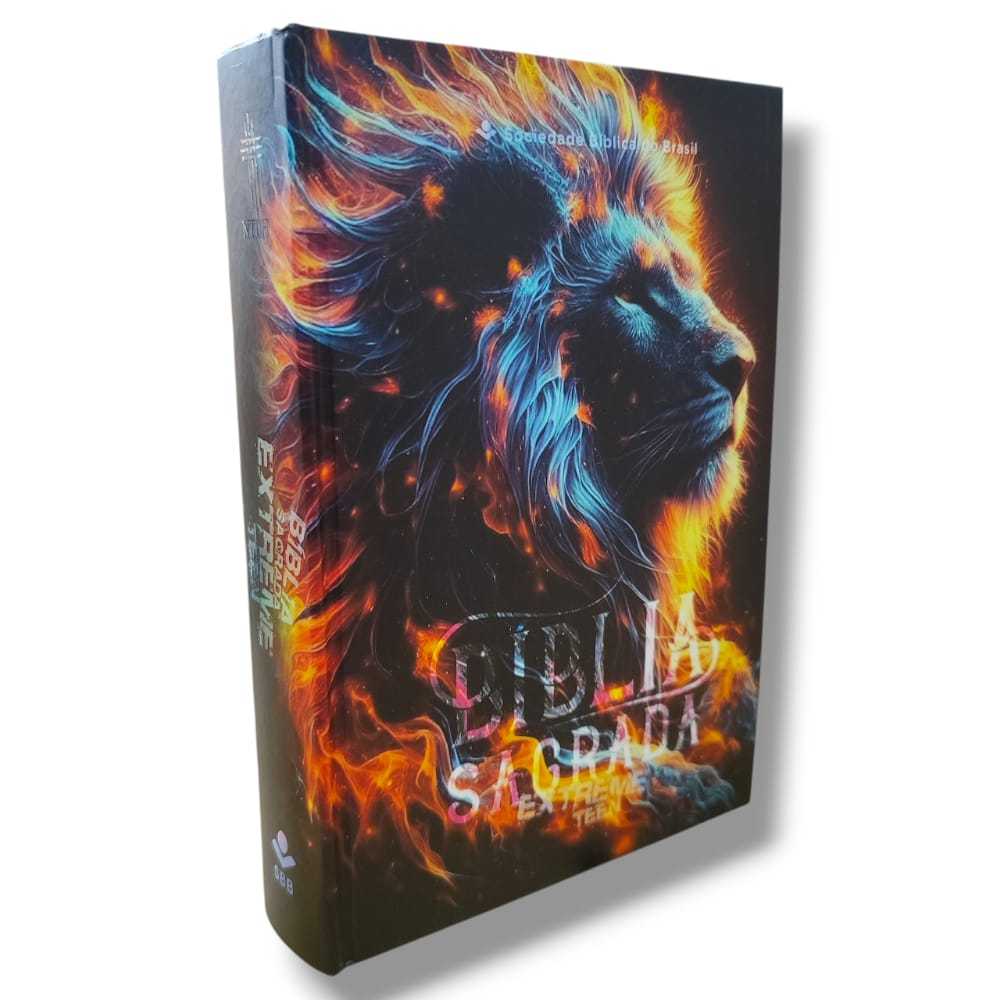 Biblia Sagrada Extreme Teen NTLH Letra Normal | Capa Dura Leão