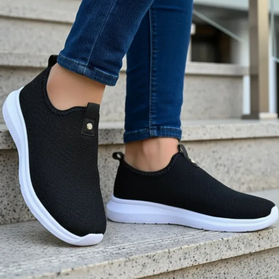 Tênis Feminino Meia - Tenis Feminino Confortável Caminhada Sem Cadarço