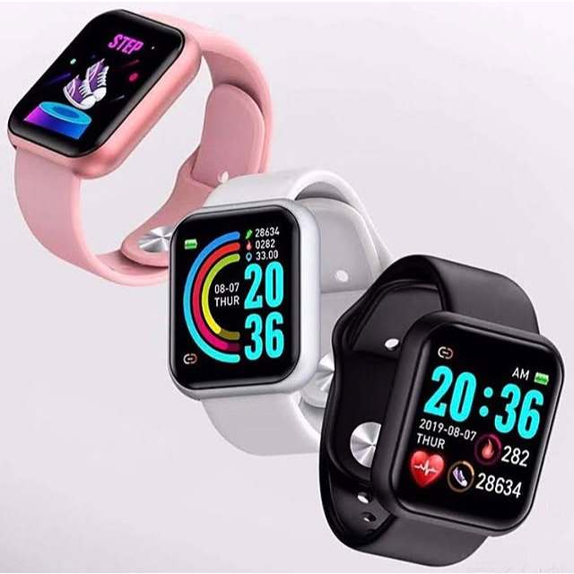 Relógio Smartwatch Feminino Coloca Foto na Tela Smartwatch D20 Relógio Feminino Digital