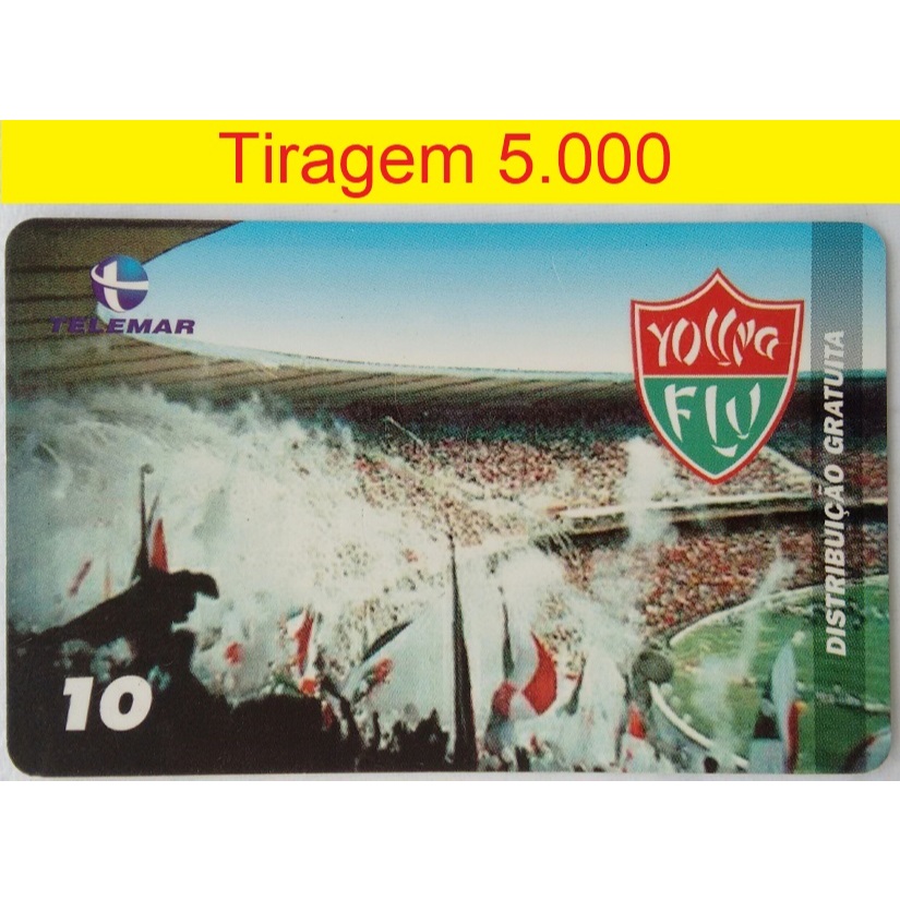 TORCIDA YOUNG FLU: Fluminense, Telemar/RJ - Tiragem: 5.000