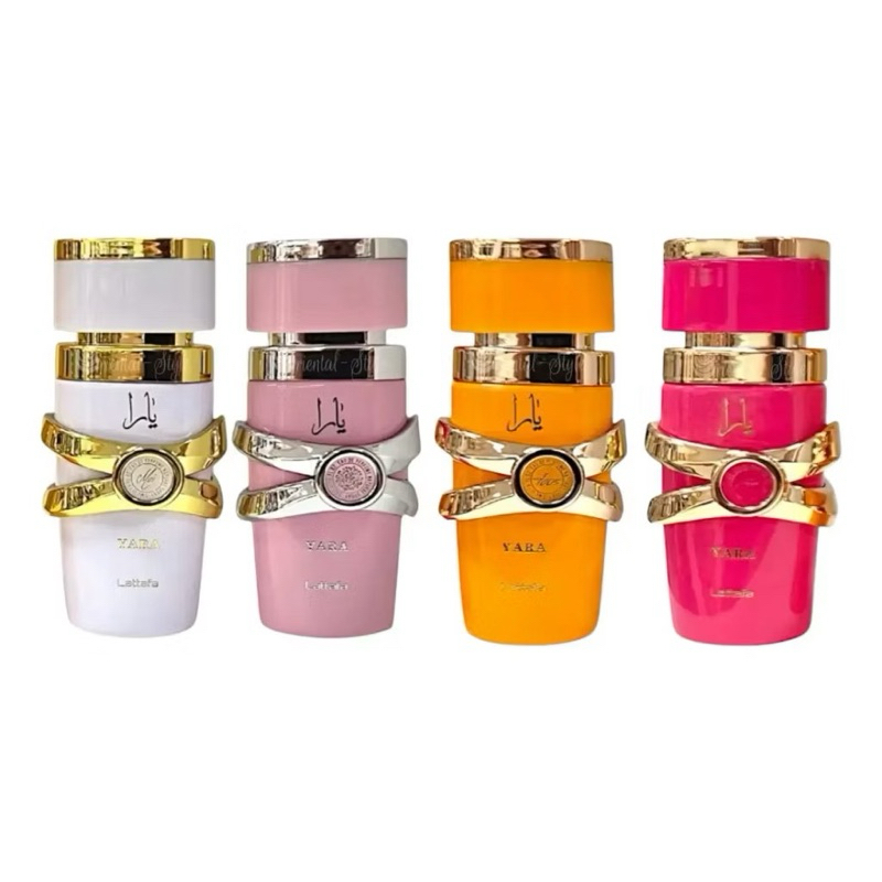 Lattafa Kit Mini Yara Collection - Kit com 4 perfumes árabes de 25 ml cada unidade em Oferta na Shopee