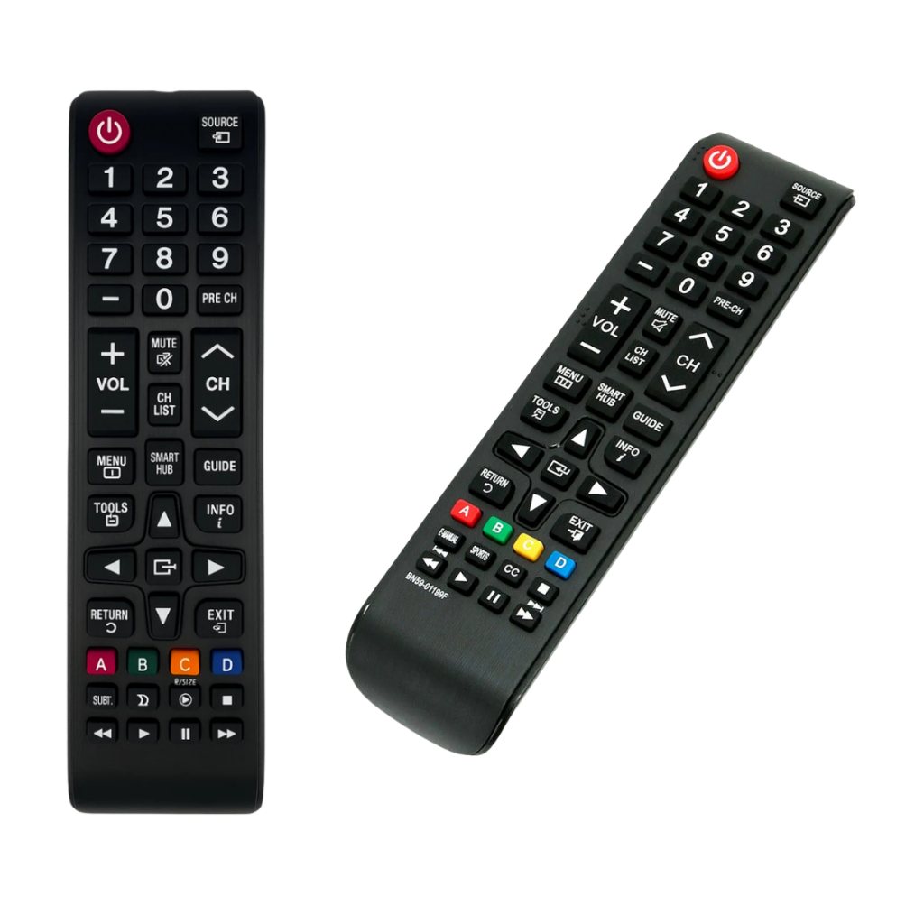Controle Tv Samsung Smart Hub Tv Universal Compatível Tvs Samsung Smart Netflix Prime Video Globo Play
