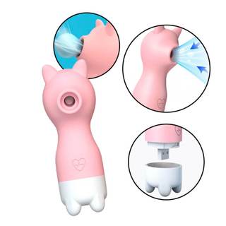 Massageador Elétrico Portátil Sugador Recarregável com 10 Modos de Vibração à Prova D’Água