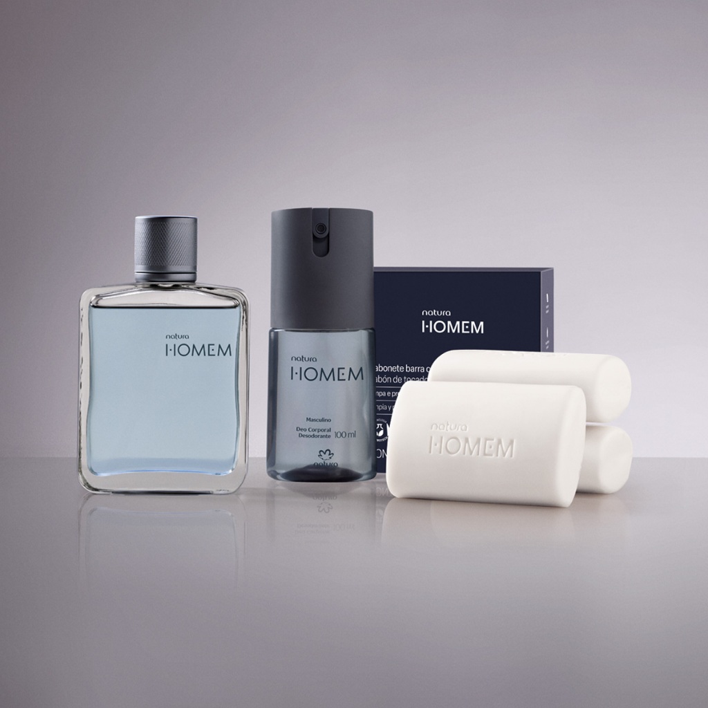 Kit Natura Homem - Colônia + Desodorante + Sabonete