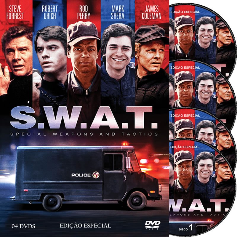 DVD Série Clássica  SWAT - 1 TEMPORADA Seriados Clássicos