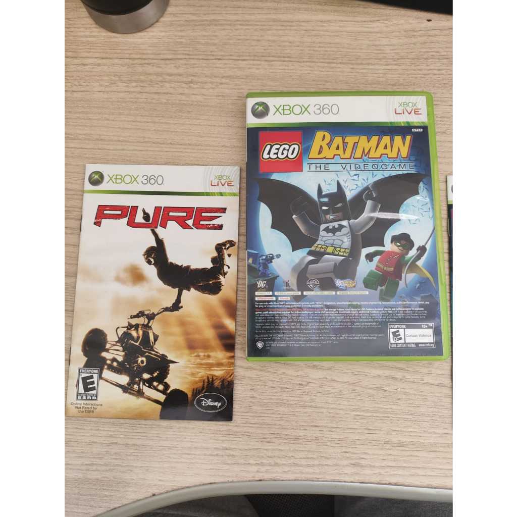 Jogo Lego Batman The Videogame E Pure Xbox 360 - Usado