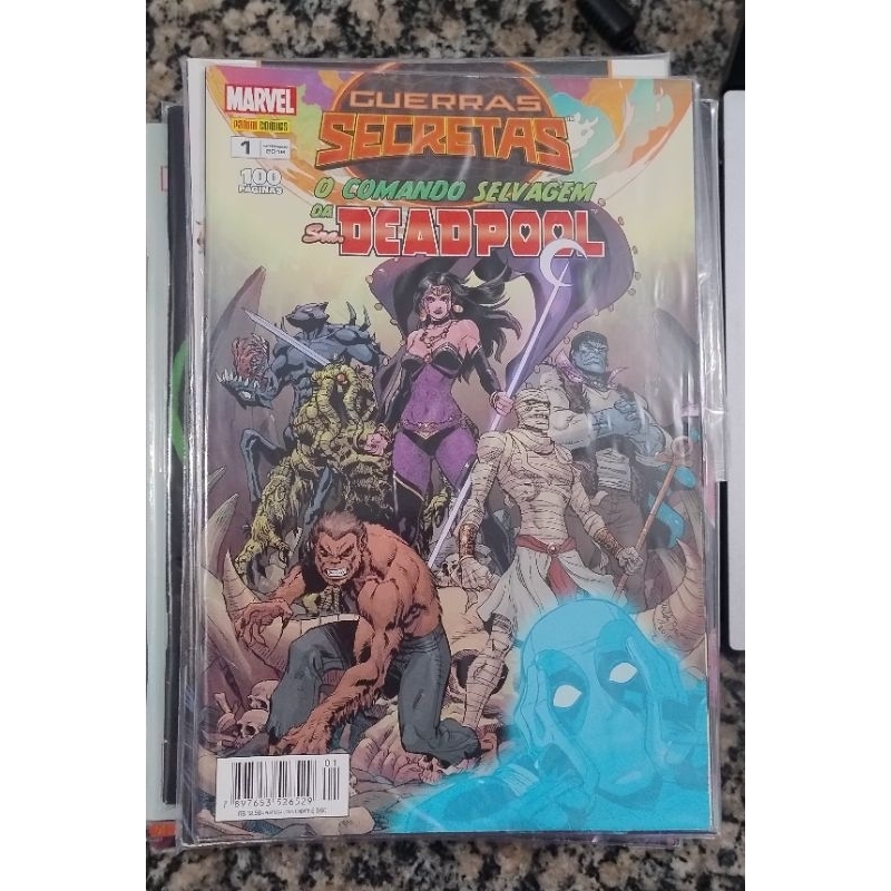 Deadpool guerras secretas o comando selvagem da Sra Deadpool Marvel comics Panini editora