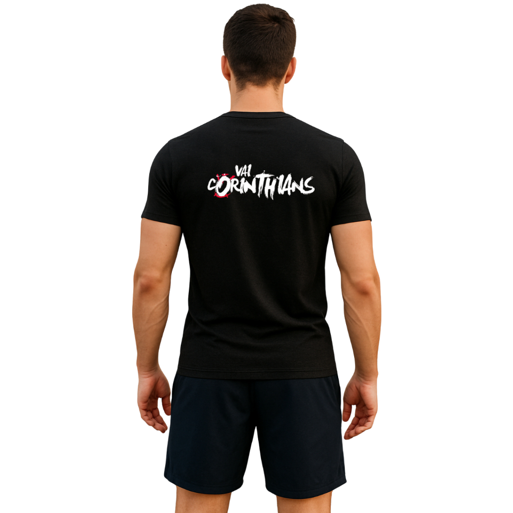 Camiseta Masculina Camiseta Corinthians Blusa Homem Blusa Corinthians 100% Algodao
