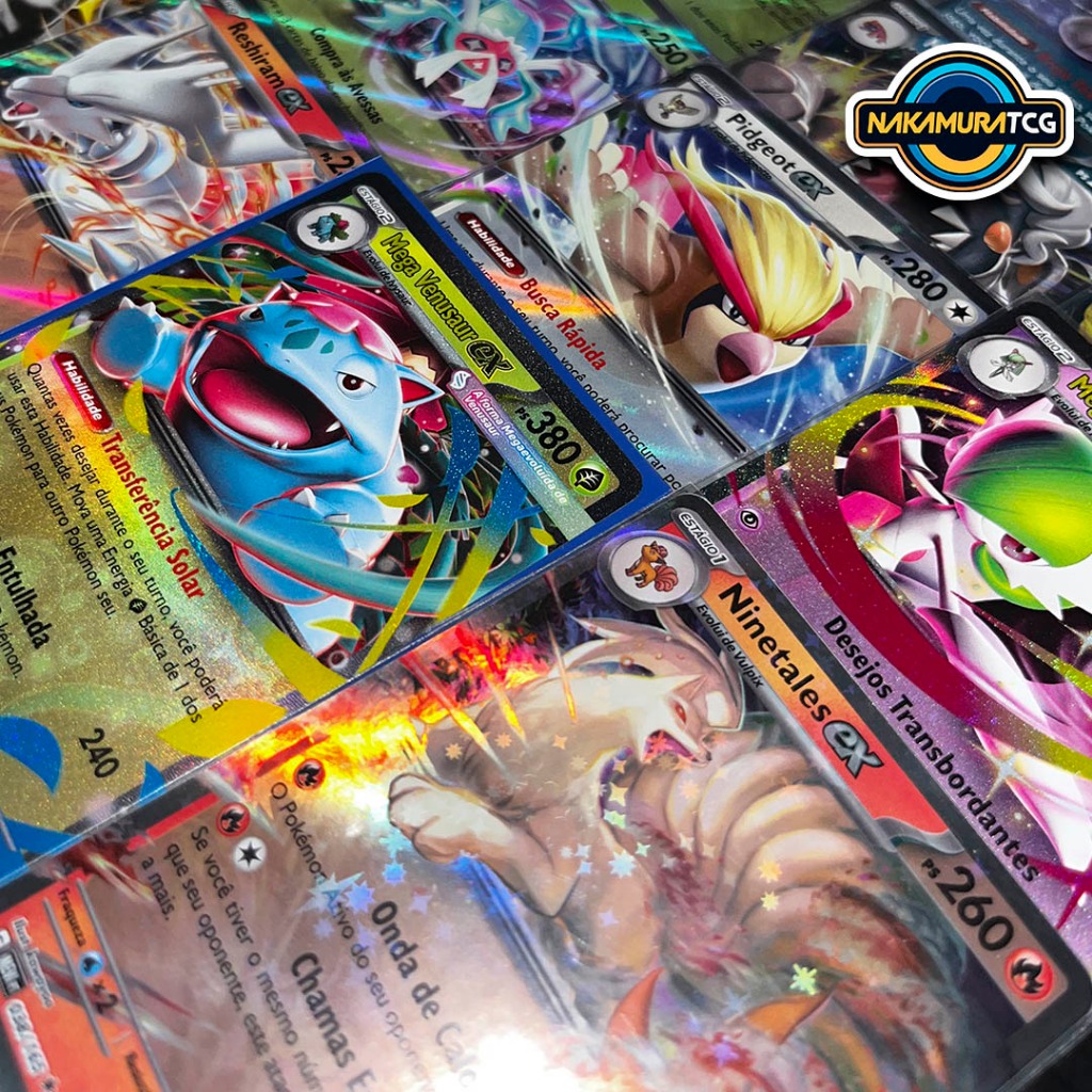 Cartas Ultra Raras Pokémon + Cartas comuns - Selecione a Quantidade (ORIGINAL COPAG)
