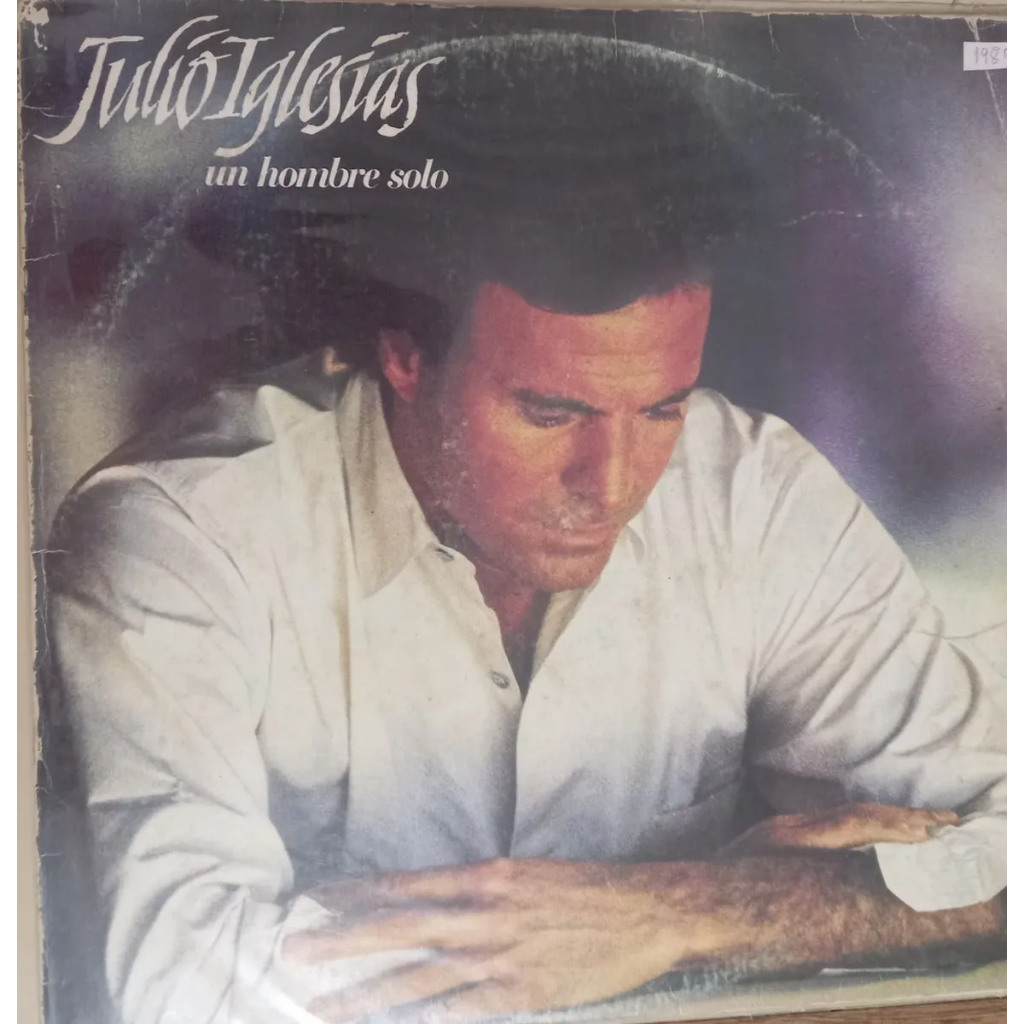 LP Julio Iglesias - Un Hombre Solo