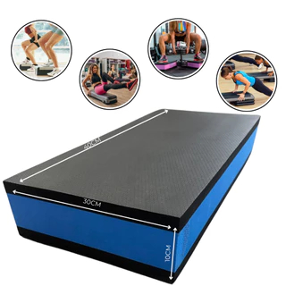 Step EVA 40x30x10 para Academia, Exercicios Fitness, Aeróbico, Fisioterapia e Treino Anti Impacto