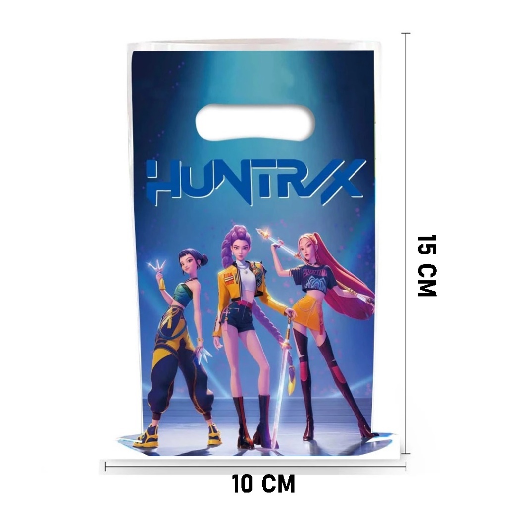 Sacolinha Personalizada Guerreiras do Kpop  Lembrancinhas para Festa Infantil