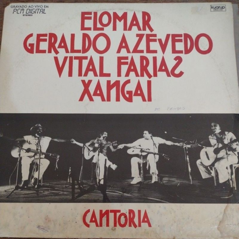 LP Elomar, Geraldo Azevedo, Vital Farias e Xangai - Cantoria (1984)