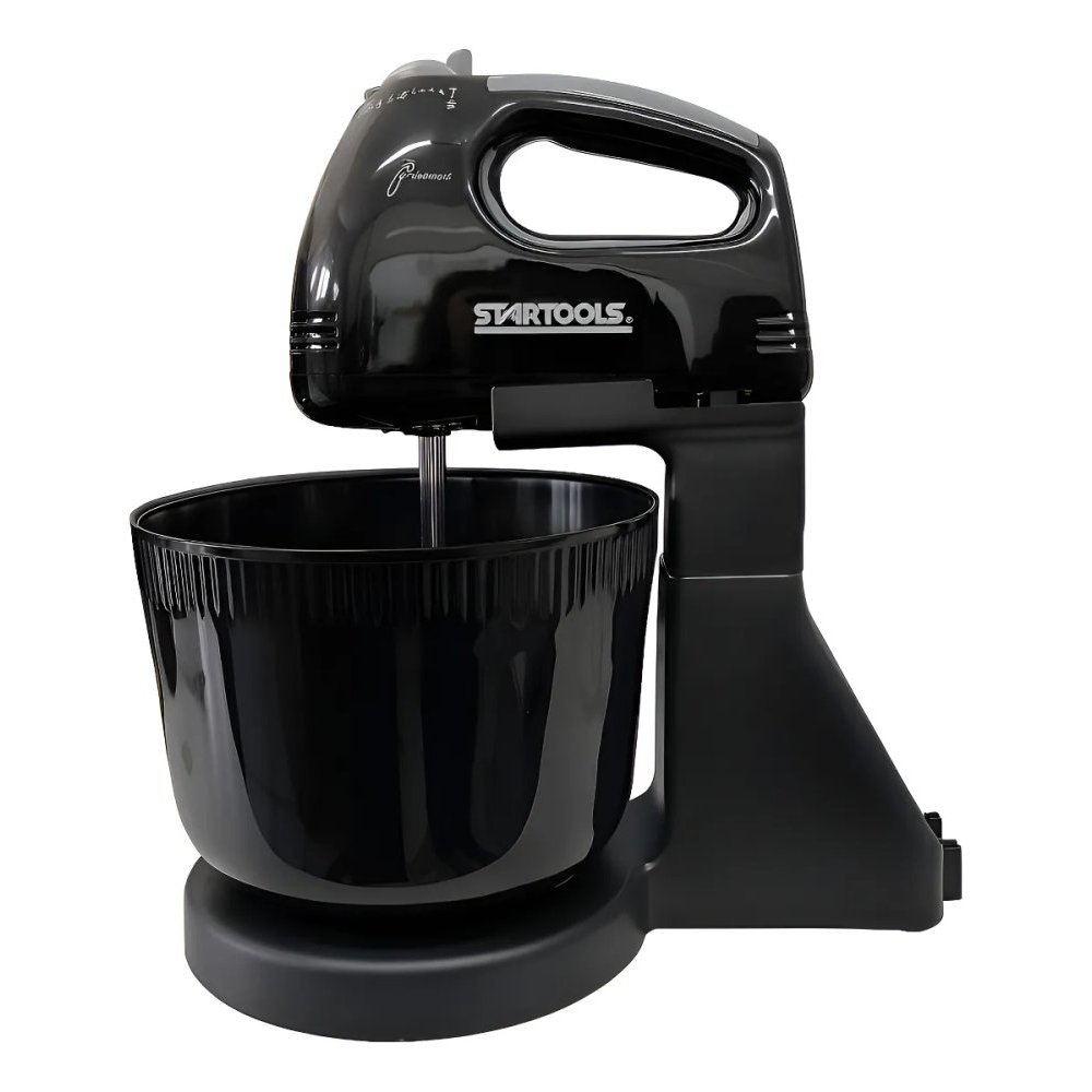 ⚡ Batedeira Elétrica com Tigela 2L - 127V - 220V– 250W - 7 Velocidades – Preta 🧁✨127V - 220V