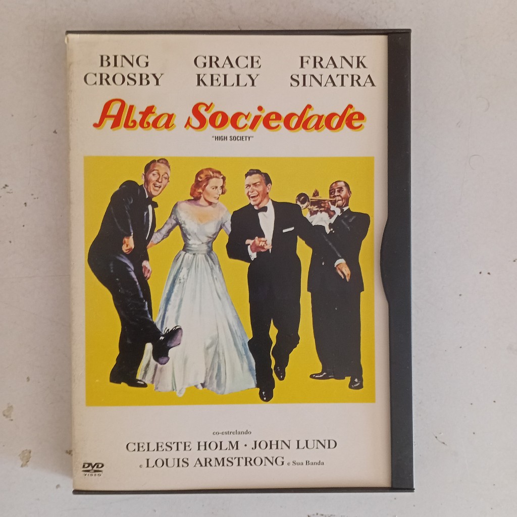 DVD Alta Sociedade - Grace Kelly - Bing Crosby - Frank Sinatra