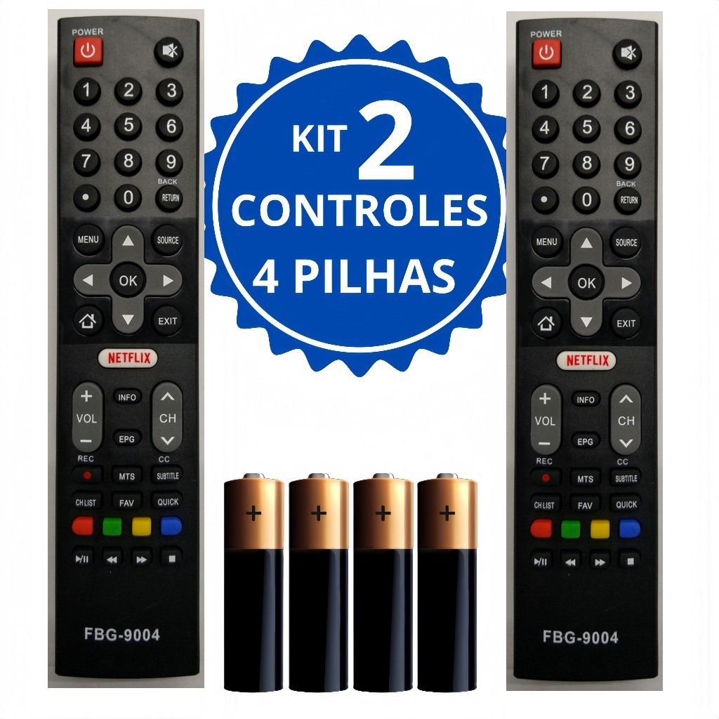 Controle Remoto Para Tv Philco 8090 Com Pilhas em Oferta na Shopee
