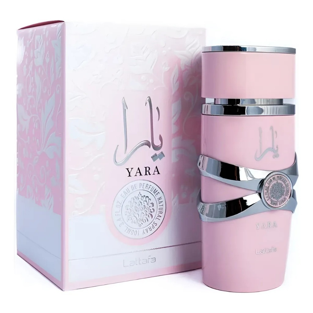 Perfume Lattafa Yara 100ml Eau De Parfum Edp Feminino Original + porta perfume de bolsa