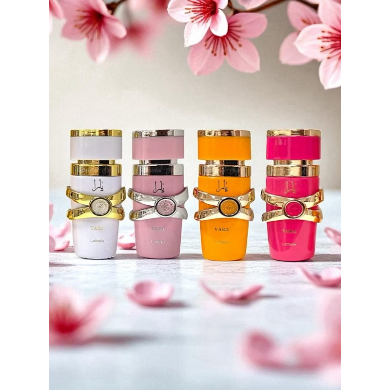 Kit 4 Perfumes Femininos Árabes Yara Lattafa Originais - 5ml cada
