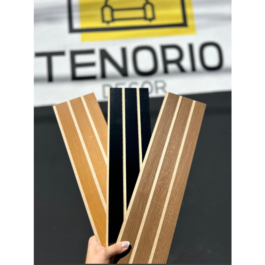 KIT 25 REVESTIMENTO DE PAREDE EM MDF RIPADO 45X11 - ENVIO FULL em Oferta na Shopee