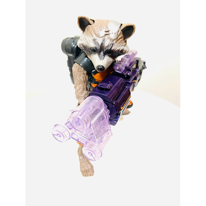 Boneco USADO Eletrônico Rocket Raccon de 25cm - Marvel - Action Figure - Brinquedo - Guardiões da Galáxias - Super Herói