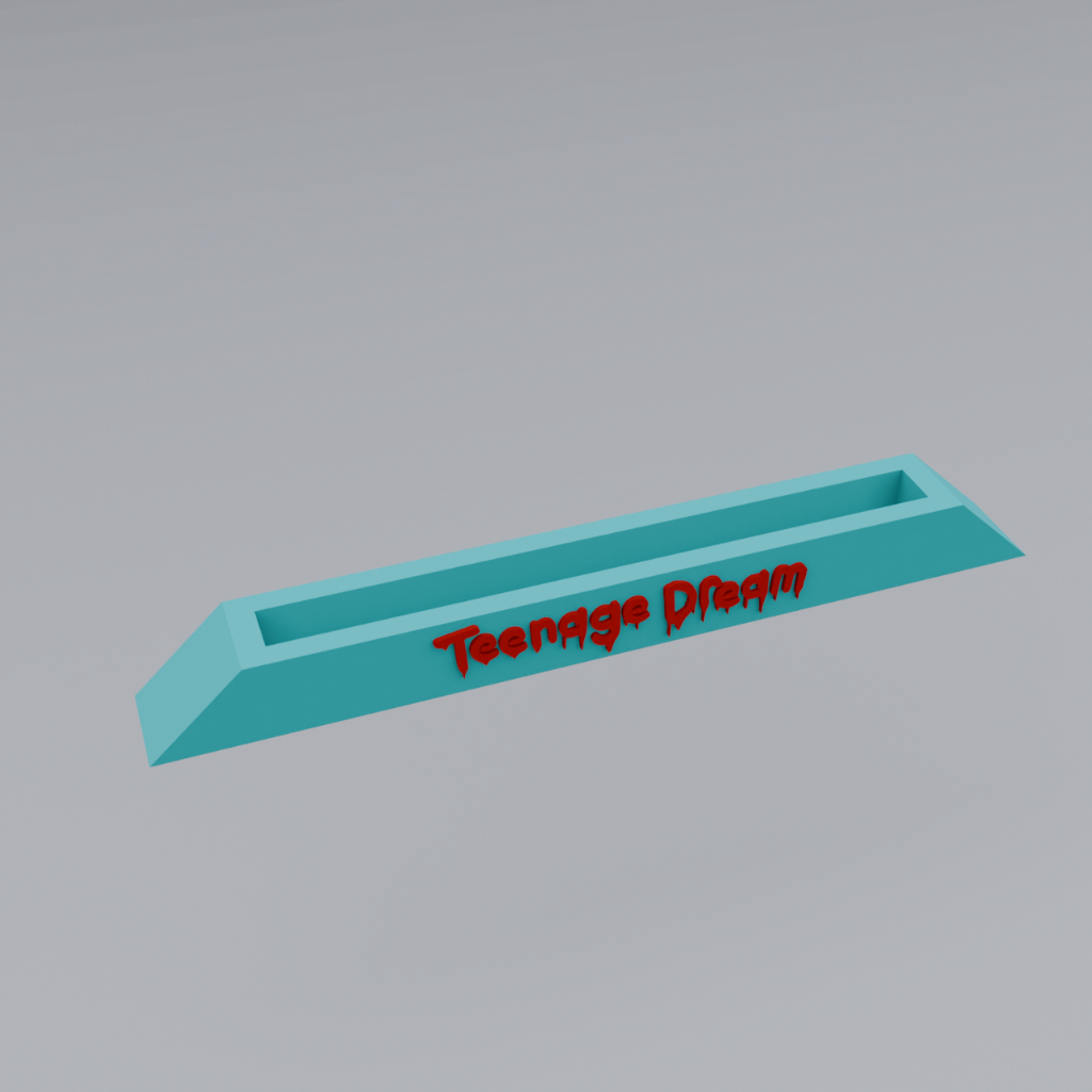 Base em 3D para CD - Teenage Dream (Katy Perry)