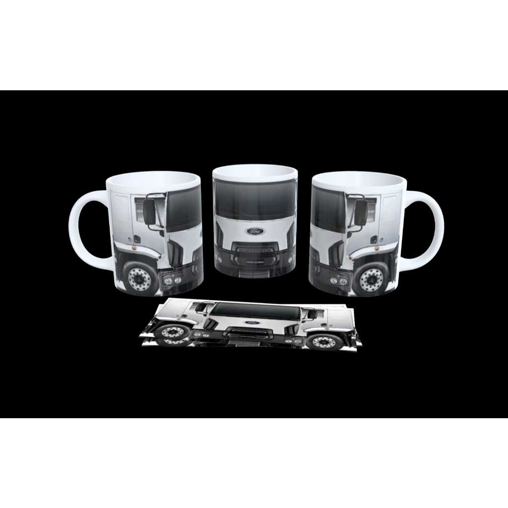 Caneca Ceramica Personalizada Caminhões Carretas Boleia Presente Caminhoneiro Copos
