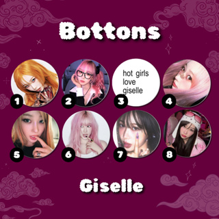 Giselle Bottom Aespa Kpop Aeri Uchinaga Bottons Pin Broche Fanmade em Oferta na Shopee