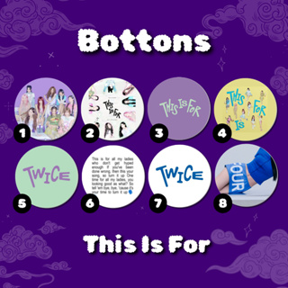 Twice This Is For Bottom Kpop Bottons Broche Boton Pin Fanmade em Oferta na Shopee