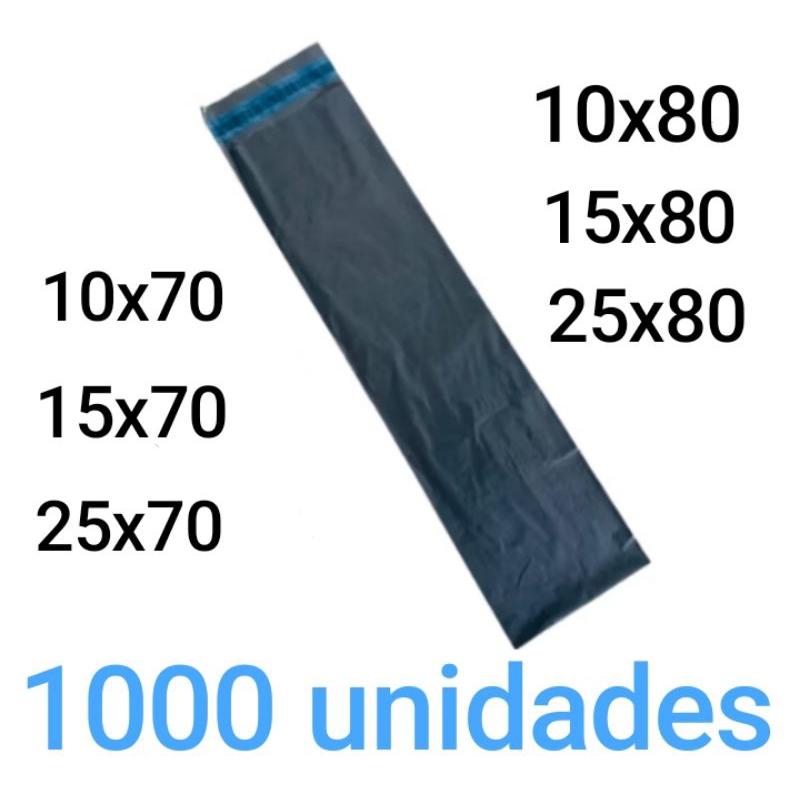 KIT envelope Envio saco 1000 unidades embalagem saquinho correio