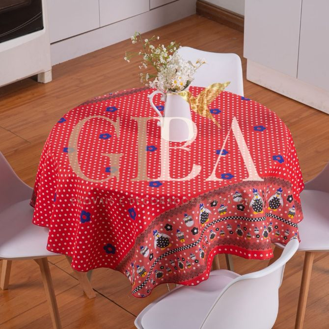 Toalha de mesa REDONDA cozinha 140X140cm várias estampas - PREÇO DE FÁBRICA. em Oferta na Shopee