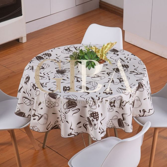Toalha de mesa REDONDA cozinha 140X140cm várias estampas - PREÇO DE FÁBRICA.