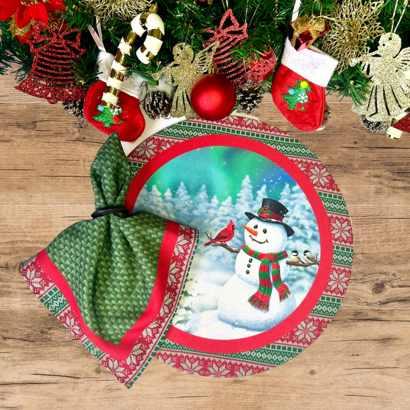 Guardanapo Natalino com Boneco de Neve: Onde Comprar | BuscaProdutos