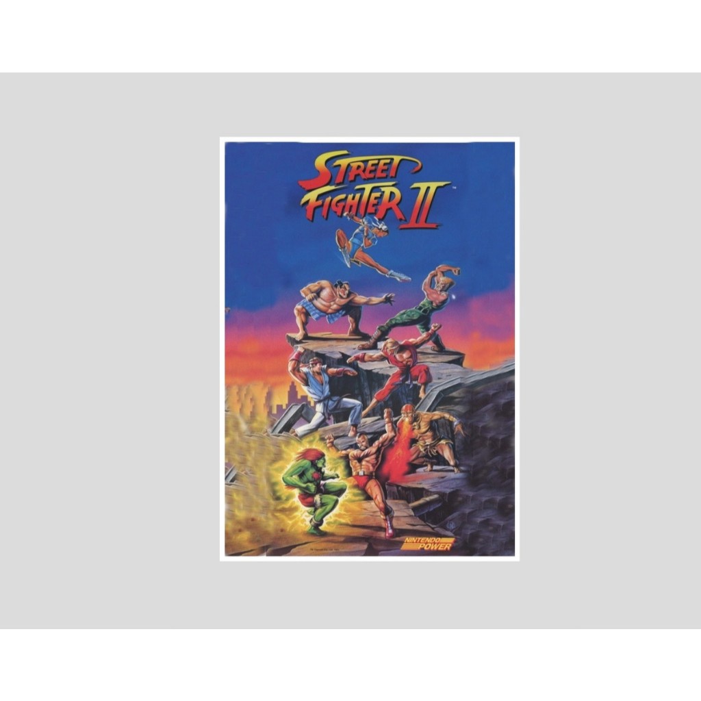 Quadro Street Fighter Ii Ken Ryu Chun Li Game Nintendo Sega