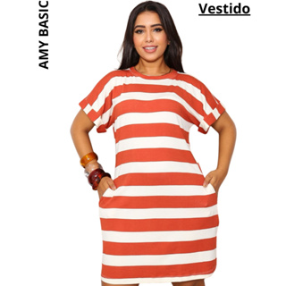 Vestido Feminino Curto Soltinho Manga Japonesa Casual Elegante em Oferta na Shopee