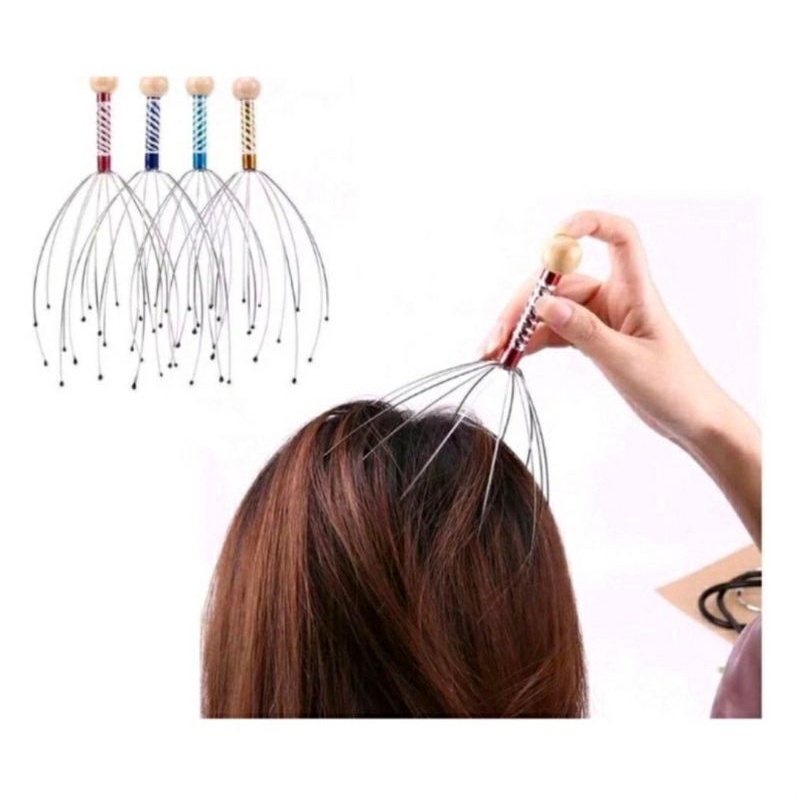 Kit com 1/2/4/6 Massageador de Cabeça Manual