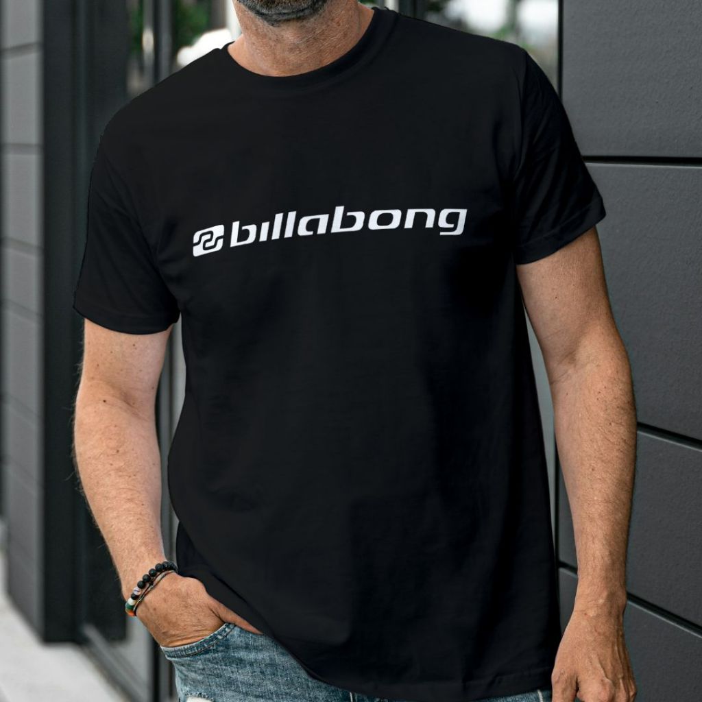 Camiseta Masculina Billabong 100% Algodão – Camisa T-shirt Confortável em Oferta na Shopee