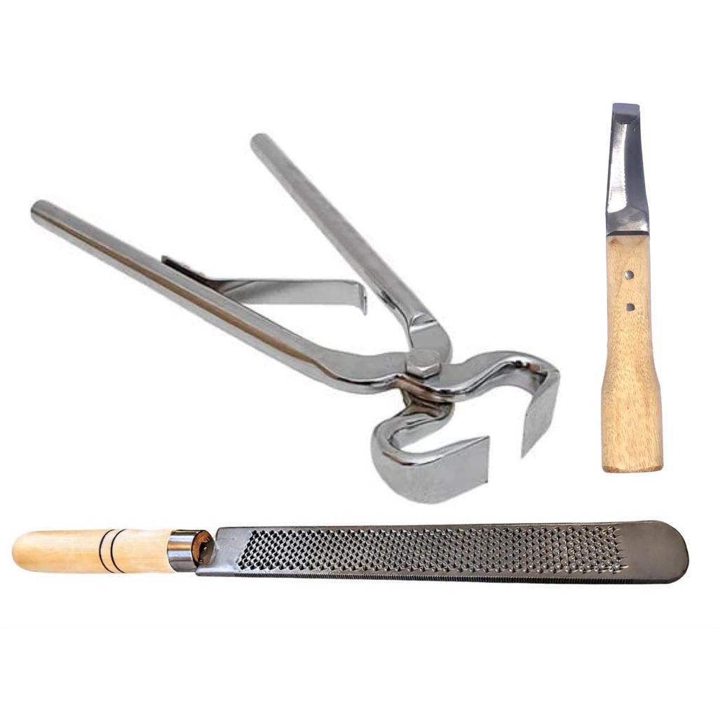 Torquesa Com Mola + Grosa Com Cabo de Madeira + Rinete De Corte Duplo Casqueamento em Oferta na Shopee