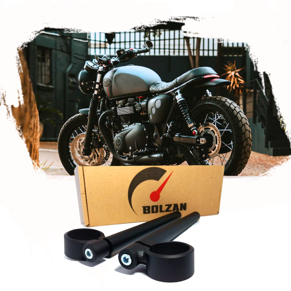 Semi guidão para Triumph Bonneville T100 Moto Custom Café Racer Acessório Esportivo