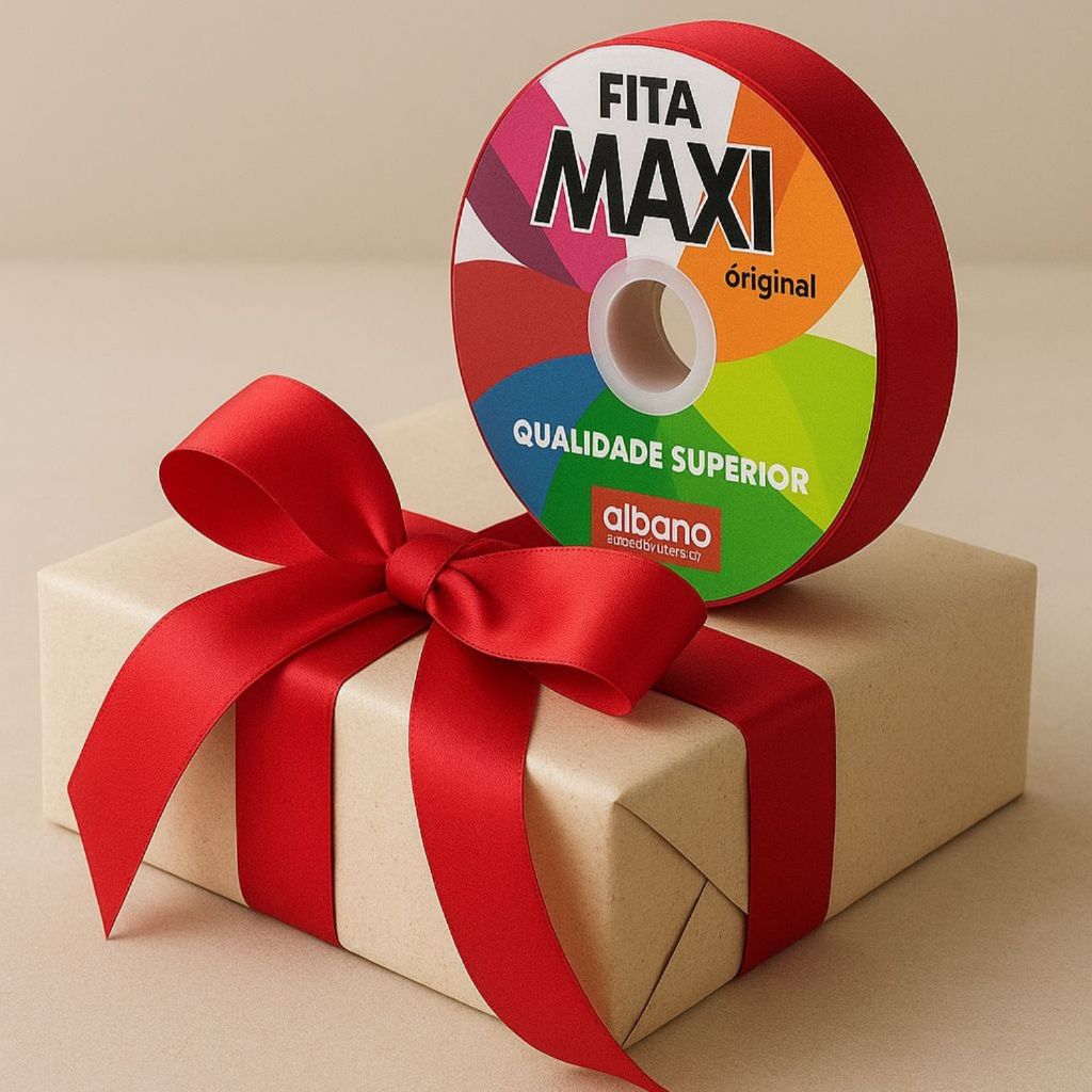 Fita Maxi Para Laços Decoração de Presentes Albano 32mmx X 150m Varias Cores em Oferta na Shopee