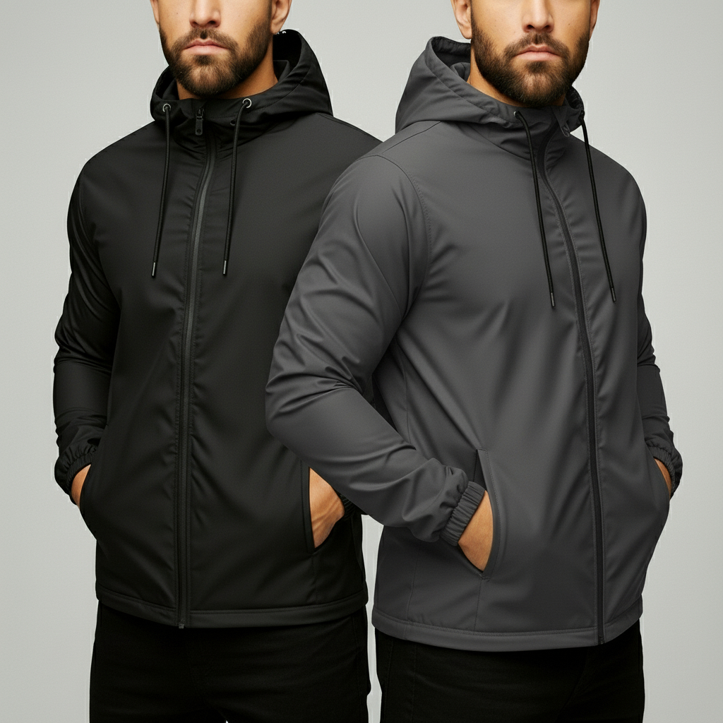 Kit 2 Jaquetas Corta Vento Masculinas | Impermeável, Leve e Estiloso. em Oferta na Shopee