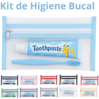 Kit 6 saquinhos Organizadores Para Pasta de Dente e Escova de Dente Para Viagem e Creche Escolar em Oferta na Shopee