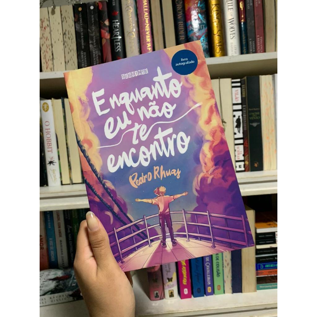 Livro Enquanto não te encontro - Pedro Rhuas (Autografado)