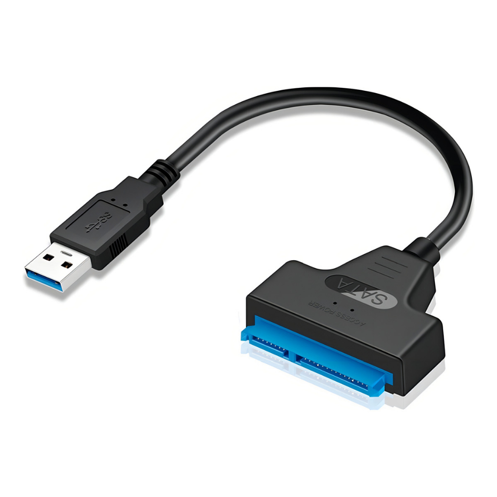Cabo Usb 3.0 Para Sata Leitor Hd Ssd 2.5' Preto Premium em Oferta na Shopee