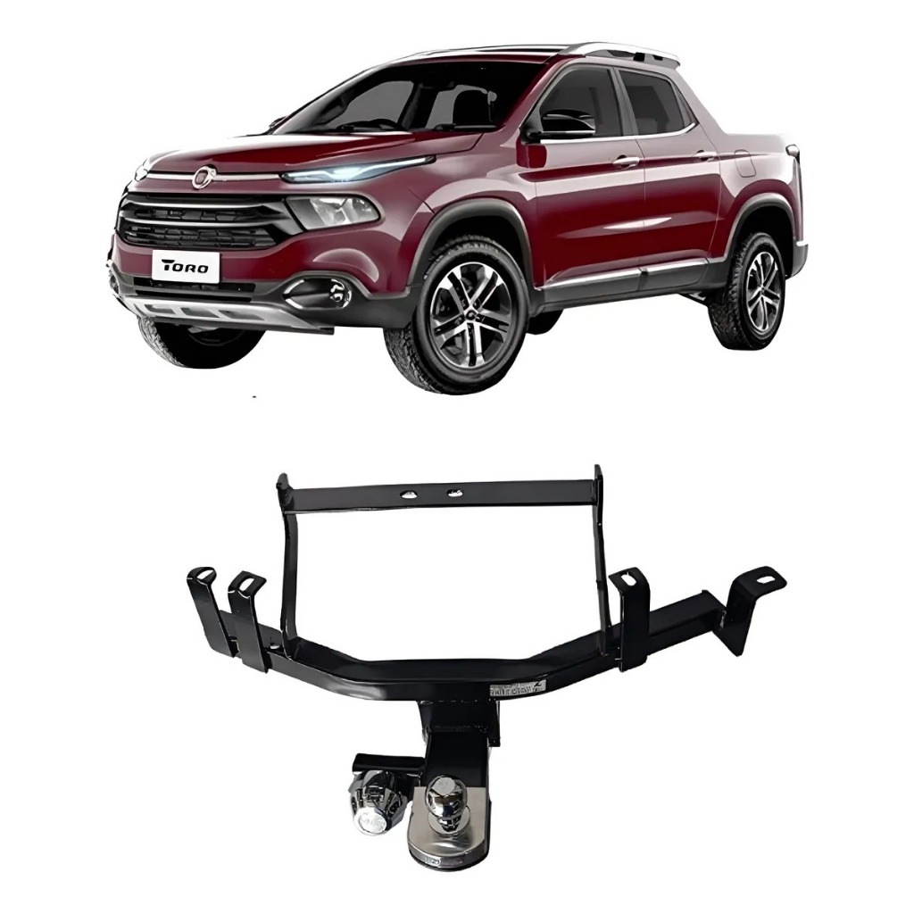 Engate Fixo Fiat Toro (4X2 / 4X4) 2016 2017 2018 2019 2020 2021 2022 2023 2024 2025 500kg em Oferta na Shopee