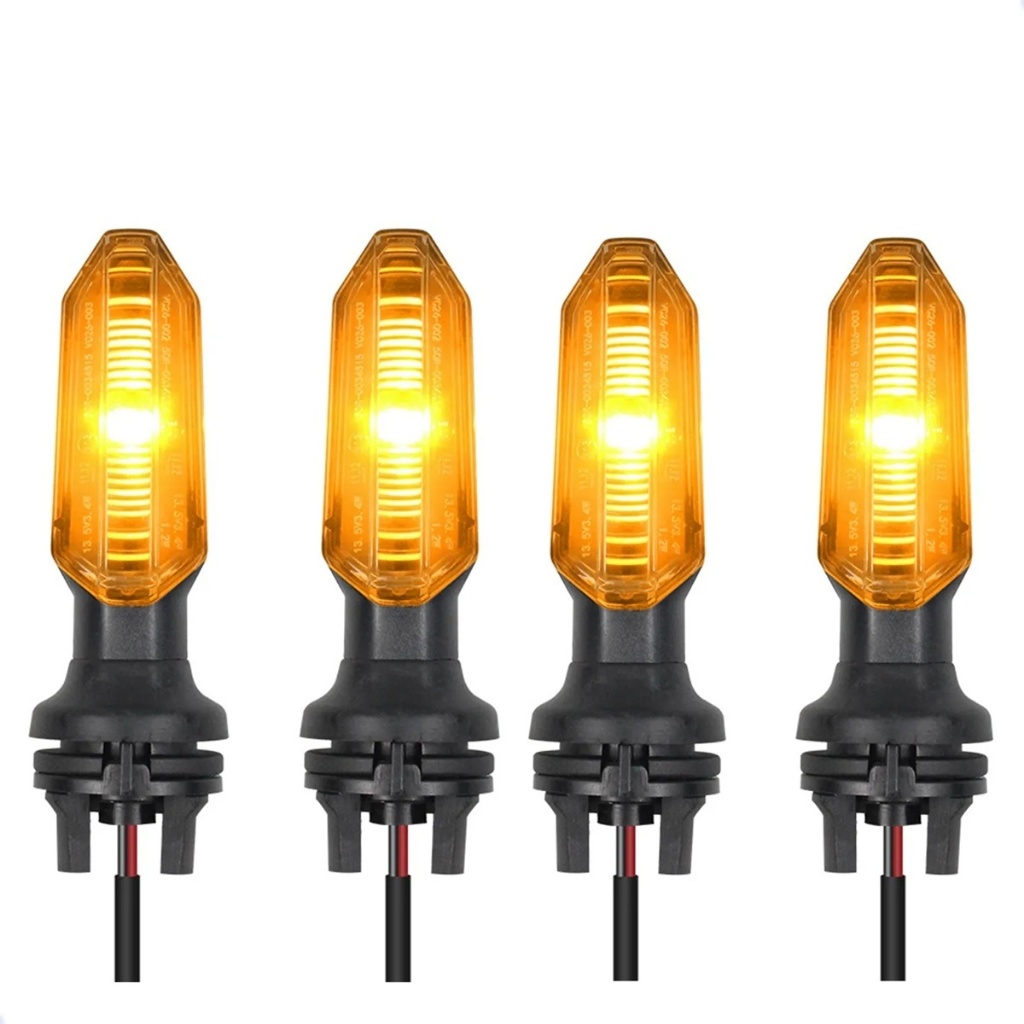JOGO COMPLETO COM 4 PISCA DE LED TITAN 150 FAN 150 TITAN 160 START 160 FAN 160 CB TWISTER 250
